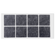 Feltrini adesivi per Mobili 50x50mm - Grigio – Furnica