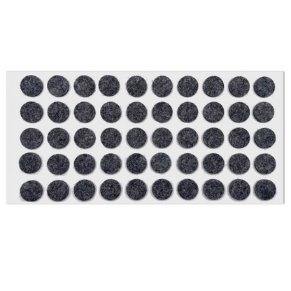 Feltrini adesivi per Mobili Ø18mm - Nero, Marrone, Bianco, Grigio