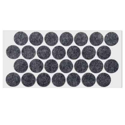 Feltrini adesivi per Mobili Ø28mm - Nero, Marrone, Bianco, Grigio