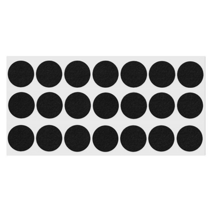 Feltrini adesivi per Mobili Ø30mm - Nero, Marrone, Bianco, Grigio