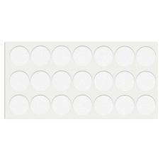 Feltrini adesivi per Mobili Ø30mm - Bianco
