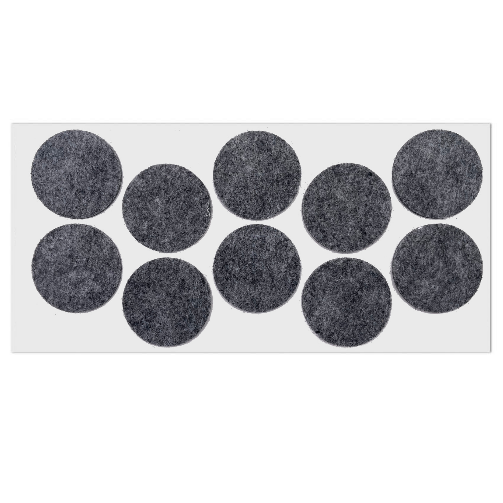 Feltrini adesivi per Mobili Ø45mm - Nero, Marrone, Bianco, Grigio