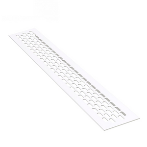 Griglie di aerazione in alliuminio 480x80mm - Bianco