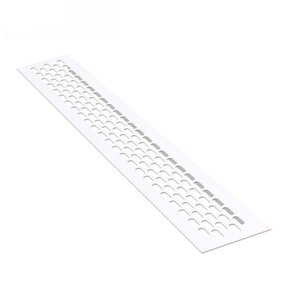 Griglie di aerazione in alliuminio 480x80mm - Bianco