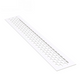 Griglie di aerazione in alliuminio 480x80mm - Bianco