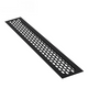 Griglie di aerazione in alliuminio 480x80mm - Nero