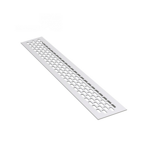 Griglie di aerazione in alliuminio 484x60mm - Argento