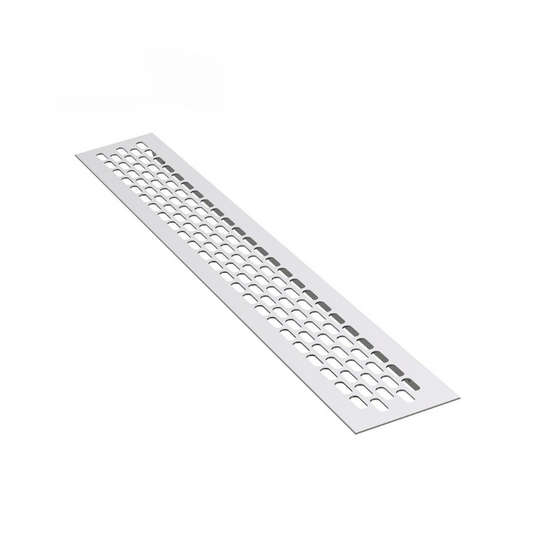 Griglie di aerazione in alliuminio 484x60mm - Argento