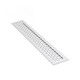 Griglie di aerazione in alliuminio 484x60mm - Argento