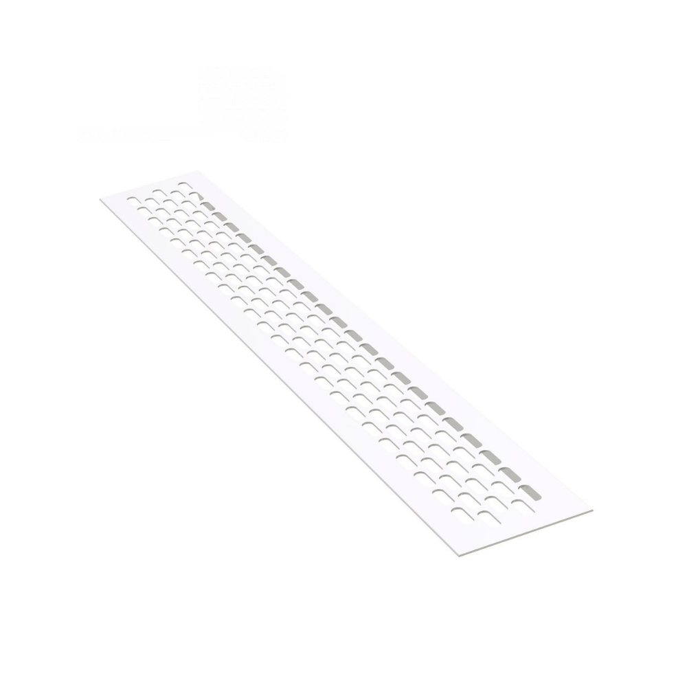 Griglie di aerazione in alliuminio 484x60mm - Bianco