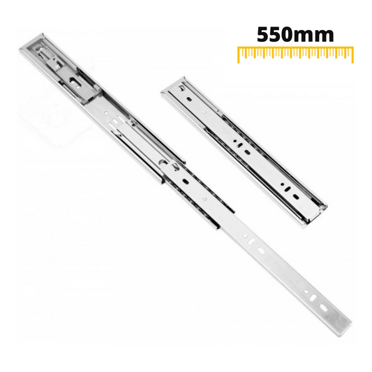 Guide per cassetti ammortizzate 550mm - H45 (sinistra e destra)