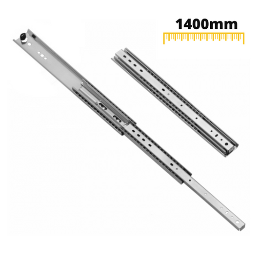 Guide per cassetti con cuscinetti a sfera 1400mm - H53 (sinistra e destra)