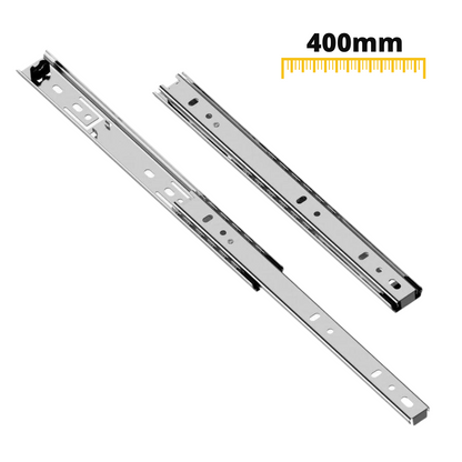 Guide per cassetti con cuscinetti a sfera 400mm - H27 (sinistra e destra)