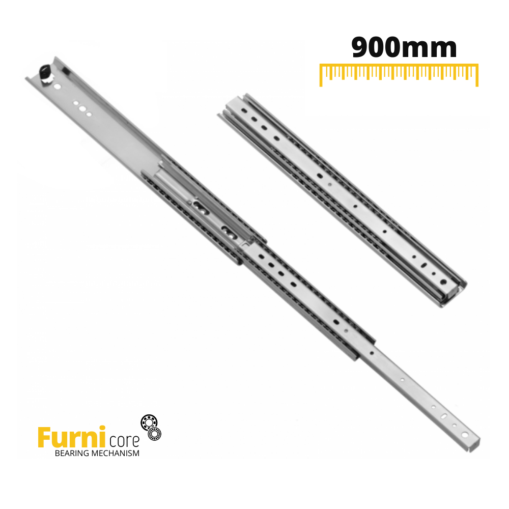 Guide per cassetti con cuscinetti a sfera 900mm - H53 (sinistra e destra)
