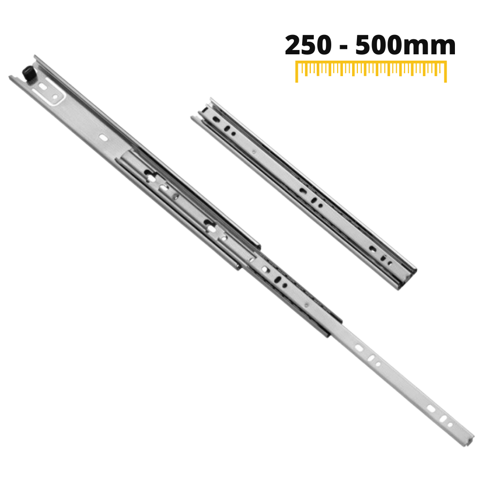 Guide per cassetti con cuscinetti a sfera (sinistra e destra), H30