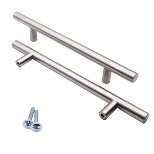 Maniglia a barra 320mm - Acciaio spazzolato (500mm lunghezza totale)