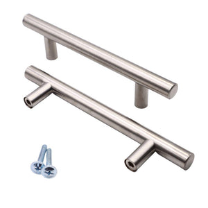 Maniglia a barra - Acciaio spazzolato 96mm (150mm lunghezza totale)