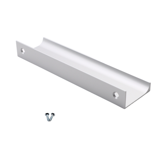 Maniglia per Mobili in Alluminio - 128mm (Lunghezze totali 148mm)