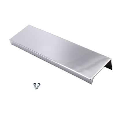 Maniglia per Mobili in Alluminio Cromo - 128mm (Lunghezze totali 148mm)