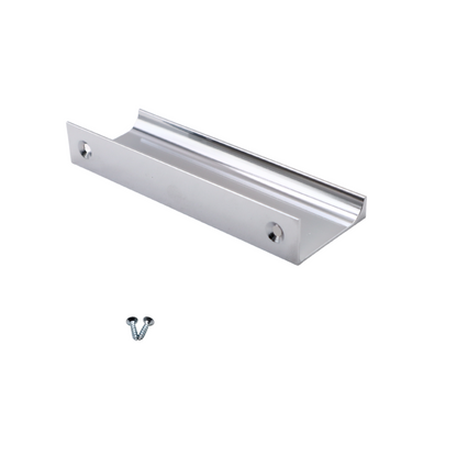 Maniglia per Mobili in Alluminio Cromo - 96mm (Lunghezze total 116mm)