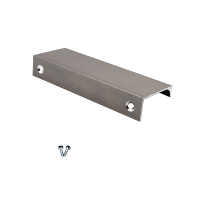 Maniglia per Mobili in Alluminio Acciaio Spazzolato - 96mm (Lunghezze totali 148mm)