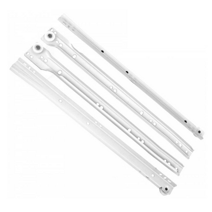 Guide scorrevoli per cassetti 350mm - Bianco