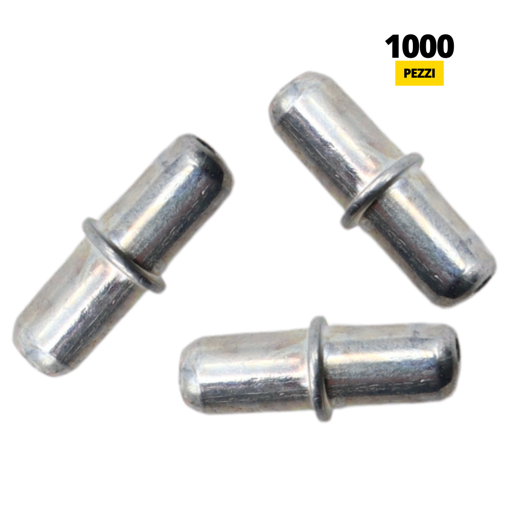 Perno per mensole Ø5mm (1000 pz) - acciaio zincato