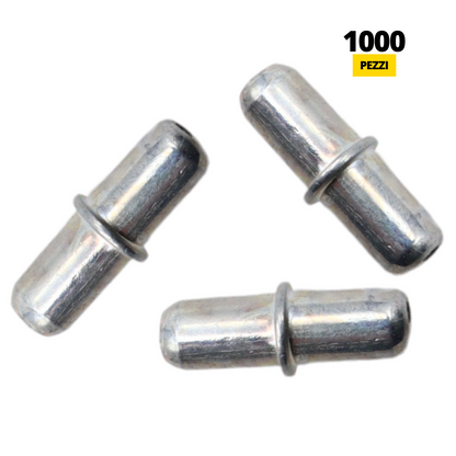 Perno per mensole Ø5mm (1000 pz) - acciaio zincato