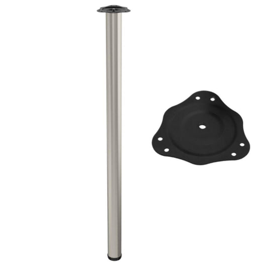 Piedini per Mobili 1100mm con acciaio Piastre di Fissaggio - Raso