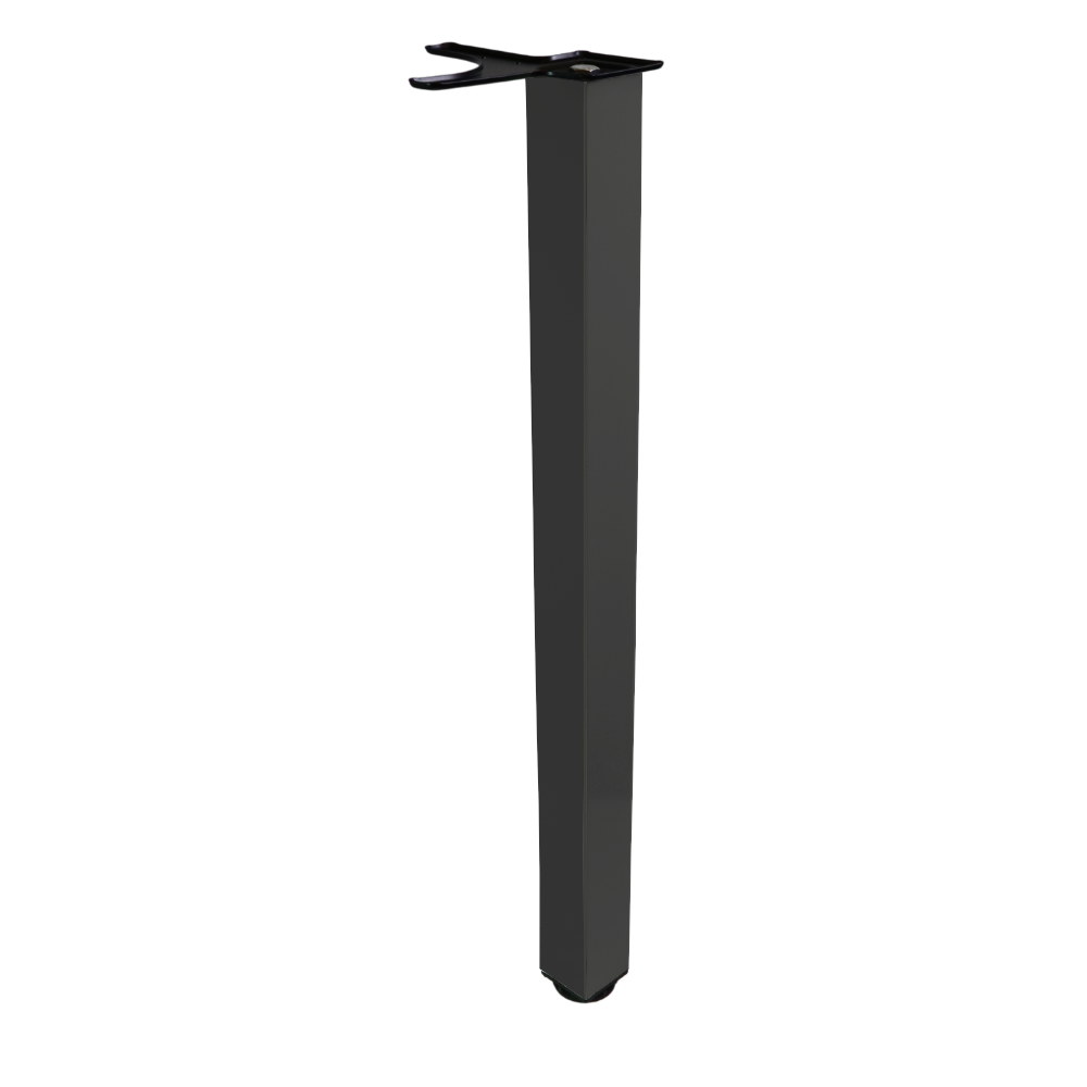 Piedini per Mobili regolabili nero 710mm - Altezza 100mm