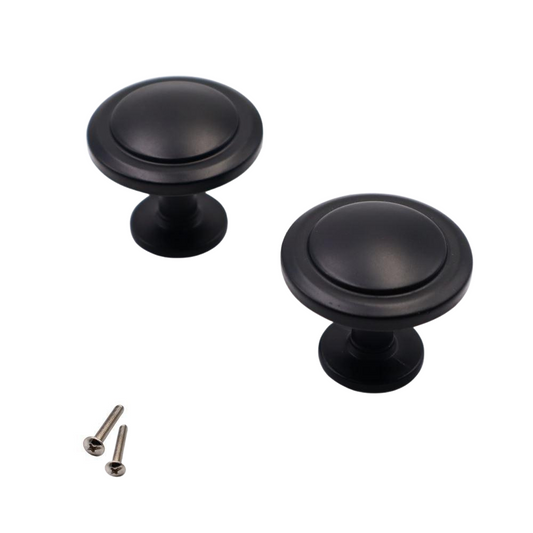 Pomello per mobili - Nero Opaco