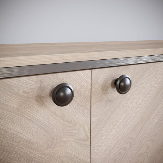 Pomello per mobili - Nero Opaco