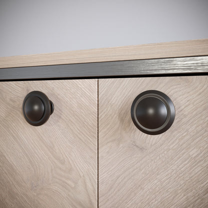 Pomello per mobili - Nero Opaco