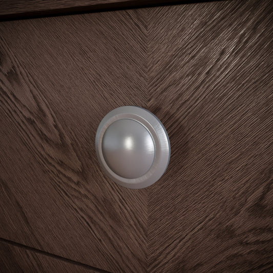 Pomello per mobili - Acciaio Spazzolato