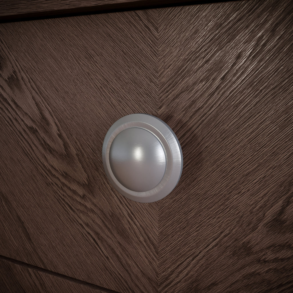 Pomelli Per Mobili In Acciaio Zincato - 10 Pezzi, Nichel Satinato, Per Cucina E Cassetti - Foto 3