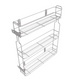 Cestello estraibilie per cucina 15cm - 3 ripiani - Cromo
