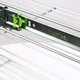 Cestello estraibilie per cucina 20cm - 2 ripiani - Cromo