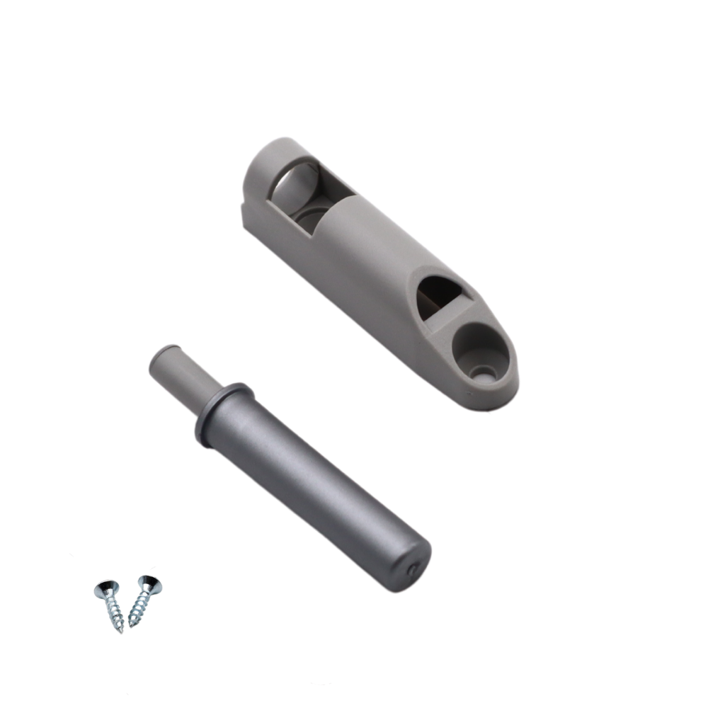 Push Pull per Ante Grigio + adattatore (10 pezzi)