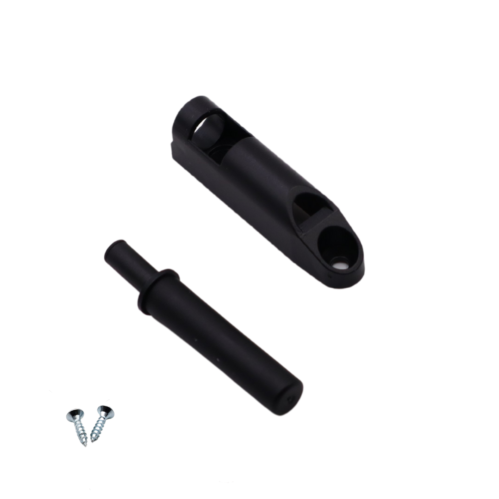 Push Pull per Ante Nero + adattatore (10 pezzi)