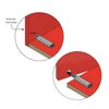 Chiusura Push to Open - Cerniere senza molla - con punta magnetica Zinco/Grigio