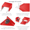 Sistemi per cassetti ammortizzate 3/4 estrazione (sinistra e destra) 250mm
