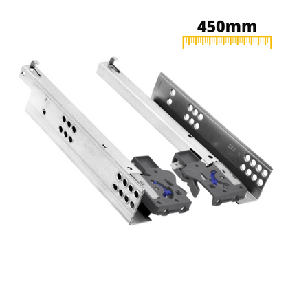 Sistemi per cassetti ammortizzate 3/4 estrazione (sinistra e destra) 450mm