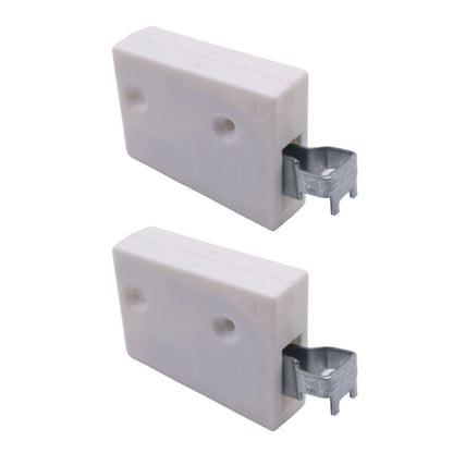 Staffa per mobile in nylon, universale - L+R, 2D Eco - Bianco