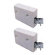 Staffa per mobile in nylon, universale - L+R, 2D Eco - Bianco – Furnica