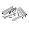 Sistemi per cassetti ammortizzate Alto - Altezza 185mm - Argento 450mm