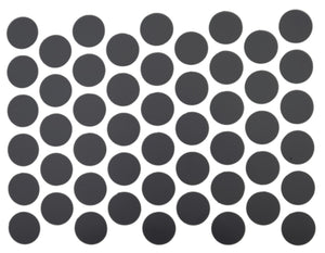 Tappi coprivite adesivi - Antracite Ø14