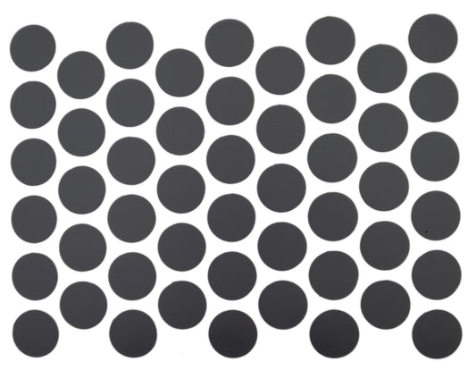 Tappi coprivite adesivi - Antracite Ø14