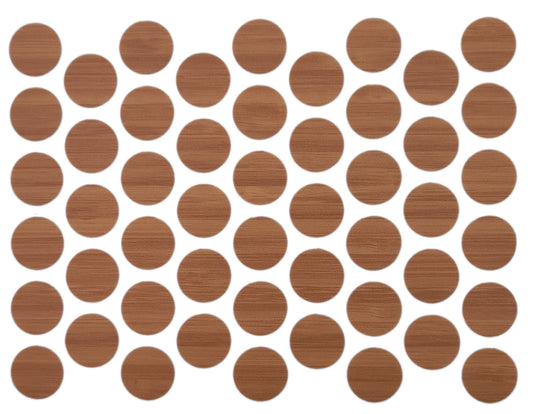 Tappi coprivite adesivi - Bambù Ø14
