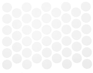 Tappi coprivite adesivi - Bianco Ø14