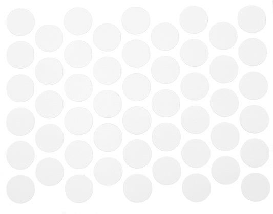 Tappi coprivite adesivi - Bianco Ø14